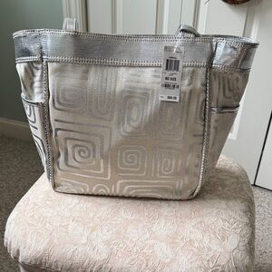 Style & Co. Metallic Swirl Tote